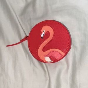 KATE SPADE Flamingo Coin Pouch